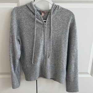 H&M Heather Gray Zip-Up Jacket